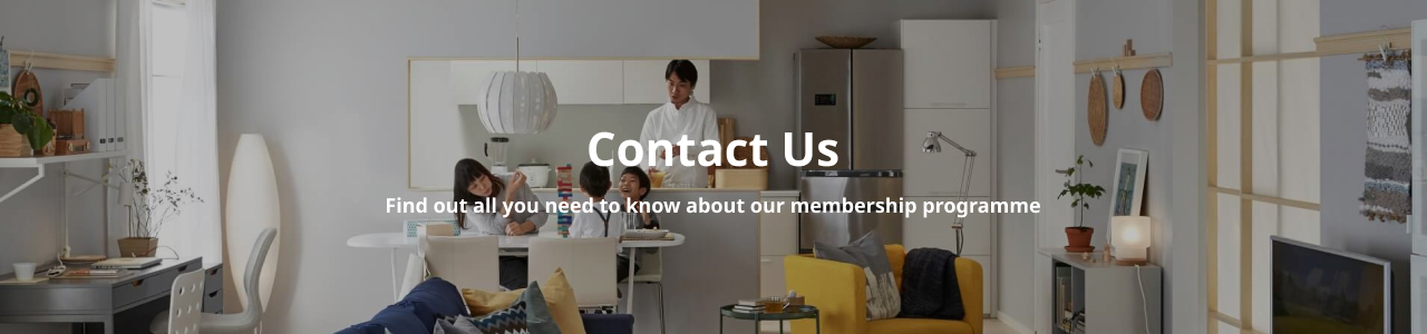 IKEA Family Thailand - Contact Us Banner